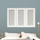 White Shutters Wall Decal