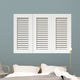 White Shutters Wall Decal