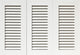 White Shutters Wall Decal