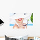 With Glass Wall Decal