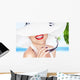 With Glass Wall Decal