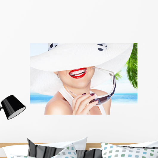 With Glass Wall Decal