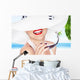 With Glass Wall Decal