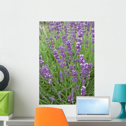 Lavender Stems Wall Decal