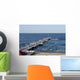 Pirate Ship at the Pier in Sopot, Poland Wall Decal