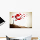 Valentine Tree Abstract Wall Decal