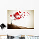 Valentine Tree Abstract Wall Decal