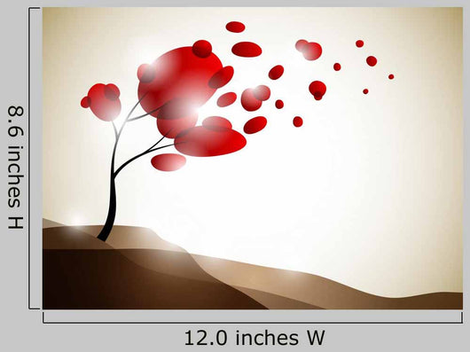 Valentine Tree Abstract Wall Decal
