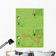 Football Maze Wall Decal