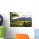 Tropical Mountain Landscape Wall Decal