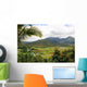 Tropical Mountain Landscape Wall Decal