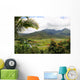 Tropical Mountain Landscape Wall Decal