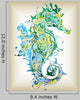 Abstract Seahorse Wall Decal