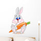 Rabbit With Carrot Wall Decal