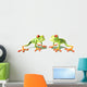 Two Tree Frogs Wall Stickers Wall Decal