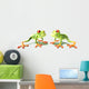 Two Tree Frogs Wall Stickers Wall Decal