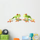 Two Tree Frogs Wall Stickers Wall Decal