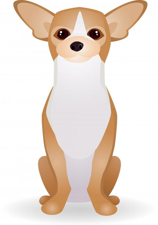 Chihuahua Cartoon Wall Decal