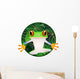 Tree Frog Cartoon Wall Decal