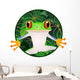 Tree Frog Cartoon Wall Decal