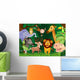 Group of Animals Cartoon Wall Decal