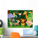 Group of Animals Cartoon Wall Decal