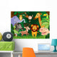 Group of Animals Cartoon Wall Decal