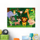 Group of Animals Cartoon Wall Decal