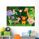 Group of Animals Cartoon Wall Decal
