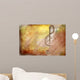 Grunge Treble Clef Musical Wall Decal