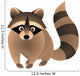 Raccoon Cartoon Wall Decal