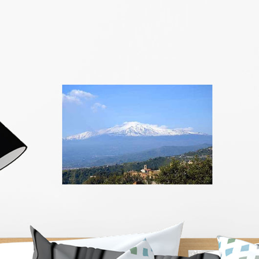 Mount Etna Wall Decal