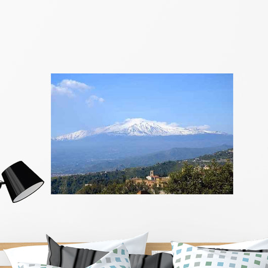 Mount Etna Wall Decal