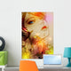 Spring Girl Vector Wall Decal