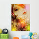 Spring Girl Vector Wall Decal