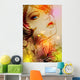 Spring Girl Vector Wall Decal