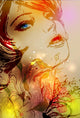 Spring Girl Vector Wall Decal