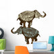 Elephants Vintage Wall Decal