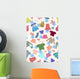 Seamless Color With Cute Wall Decal