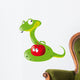 Snake And Apple Wall Decal