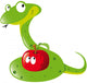Snake And Apple Wall Decal