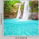 Waterfall and Bright Blue Pond Wall Decal