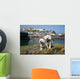 Bichon Frise Mevagissy Harbour Wall Decal