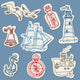 Nautical Doodles Wall Decal