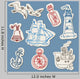 Nautical Doodles Wall Decal