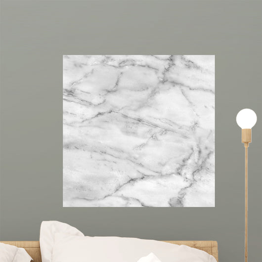 White Marble Texture High Res Wall Decal