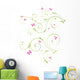 Floral Designs With Pink Wall Decal