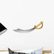 Vector Cutlass Sword Wall Decal