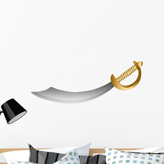 Vector Cutlass Sword Wall Decal