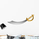 Vector Cutlass Sword Wall Decal